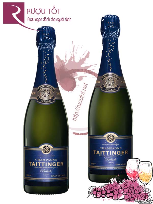 Rượu Vang Nổ Taittinger Champagne Prelude Grands Crus Brut
