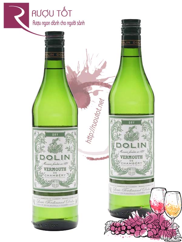 Vang Pháp Dolin Vermouth de Chambery Dry Thượng hạng