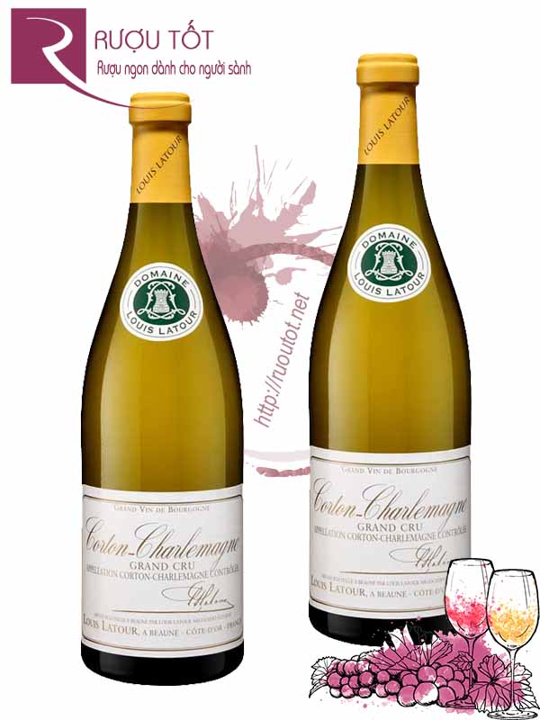 Rượu Vang Corton Charlemagne Louis Latour Cao Cấp