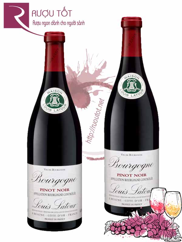 Rượu Vang Bourgogne Louis Latour Pinot Noir Hảo hạng