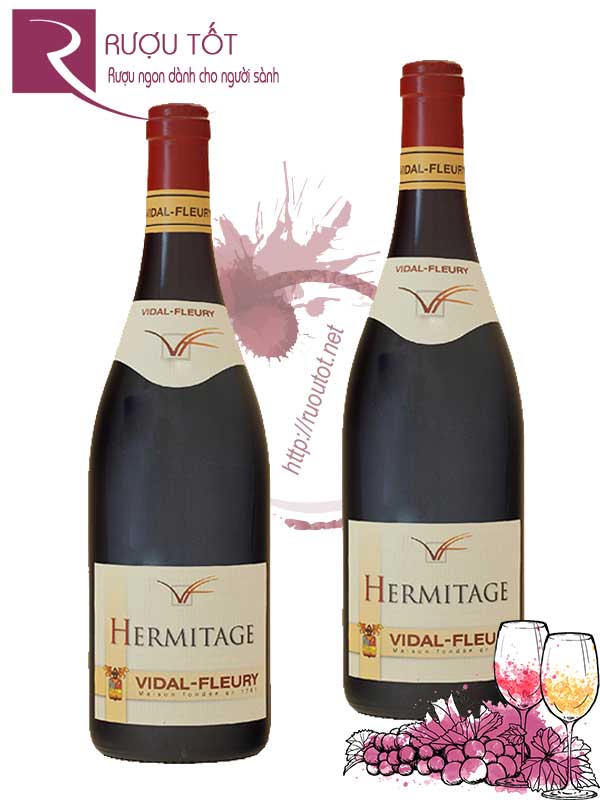 Rượu Vang Hermitage Vidal Fleury Hảo Hạng