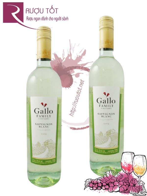 Rượu Vang Gallo Family Vineyards Varietal Sauvignon Blanc Cao Cấp