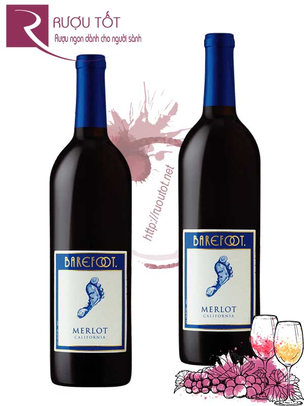 Rượu Vang Barefoot Varietal Merlot Giá Tốt