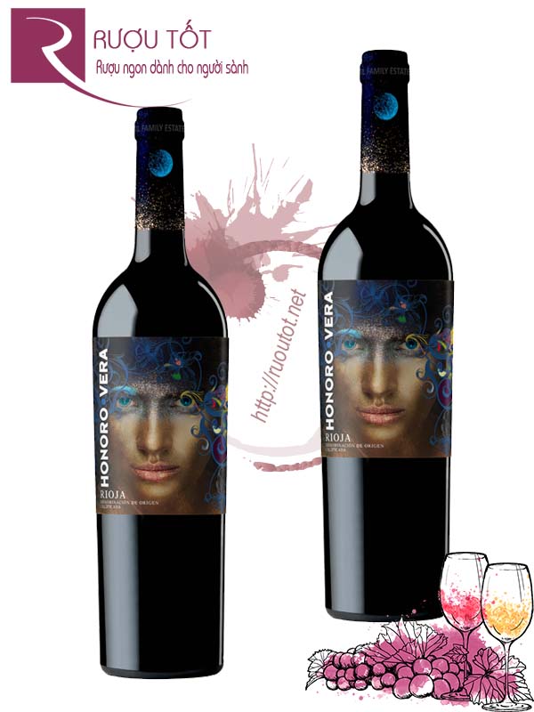 Rượu vang Honoro Vera Tempranillo Rioja Cao cấp