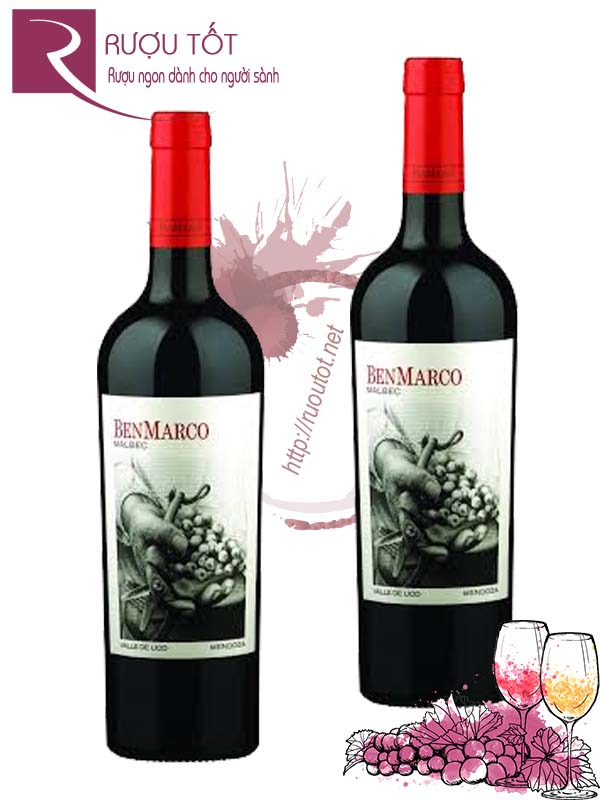 Rượu vang Benmarco Malbec Mendoza Thượng hạng