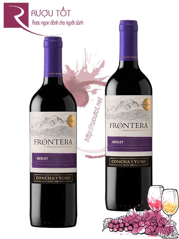 Vang Chile Frontera Merlot Concha Y Toro Central Valley Hảo hạng