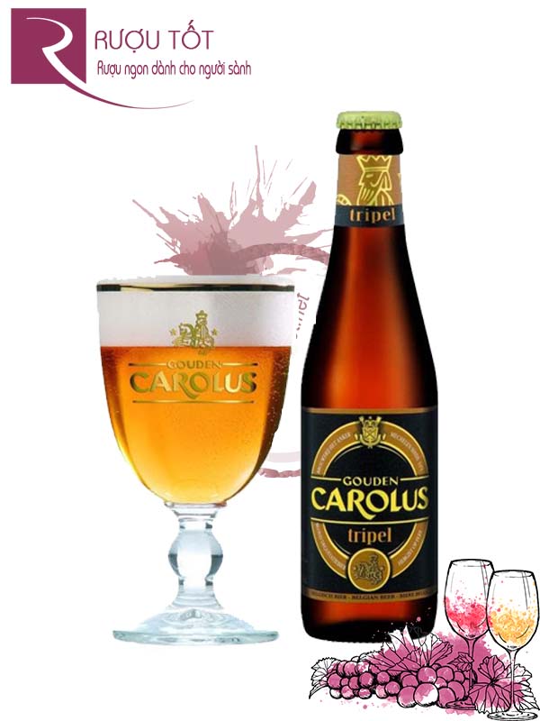 Bia Gouden Carolus Tripe nhập khẩu Bỉ Hảo hạng