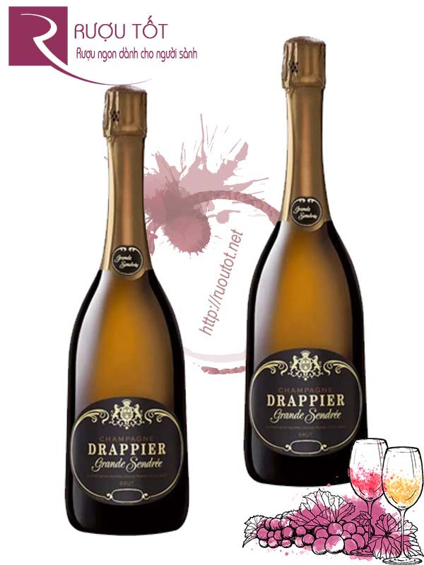 Rượu vang Pháp Champagne Drappier La Grande Sendree
