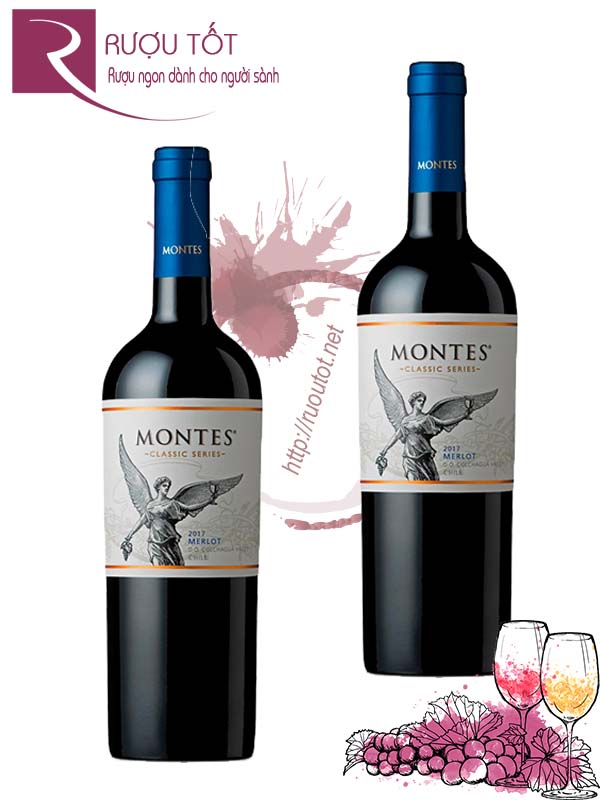 Vang Chile Montes Classic Series Merlot Colchagua Valley