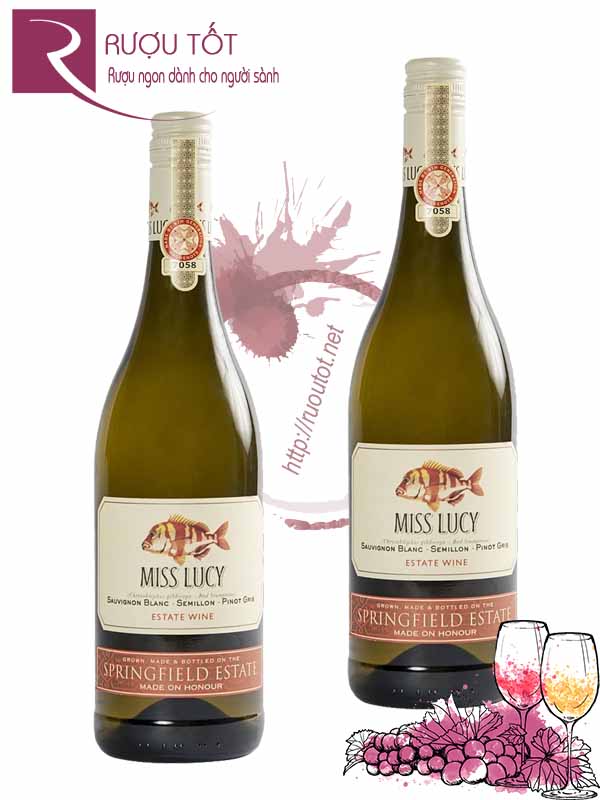 Rượu vang Miss Lucy Estate Wine Sauvignon Blanc Semillon Pinot Gris