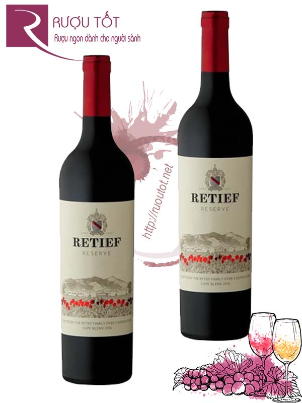 Rượu vang Retief Reserve Cape Blend Thượng hạng