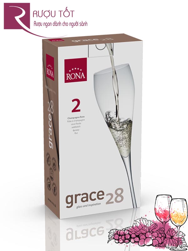 Ly Champagne Flutes Rona grace 28