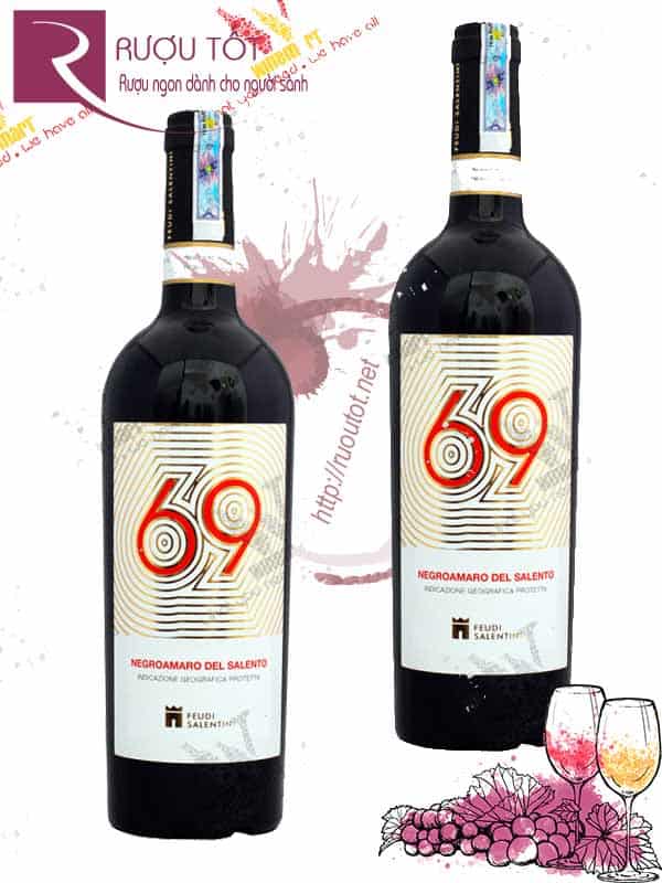 Rượu vang Ý 69 Negroamaro