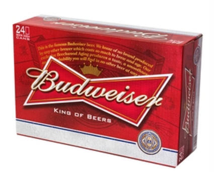 Kết quả hình ảnh cho Bia Budweiser 5% Mỹ - lon 330 ml