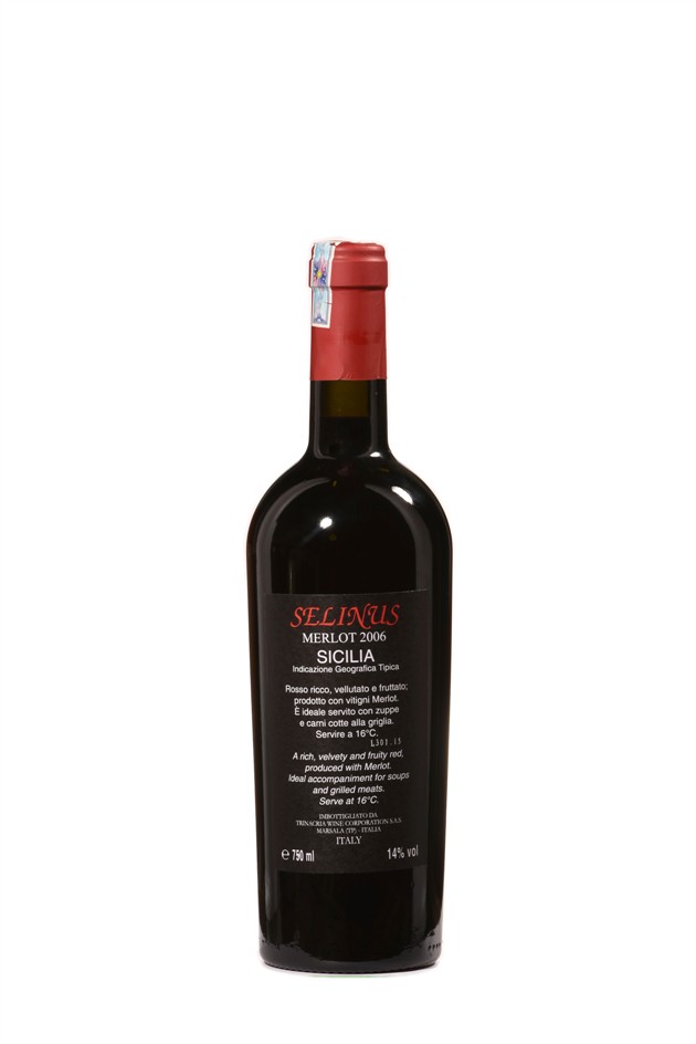 Vang Ý Selinus Merlot 2006