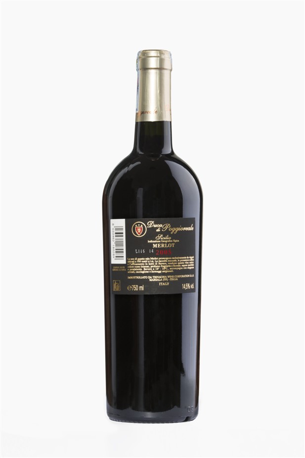 Vang Ý Duca Di Poggioreale Merlot 2005