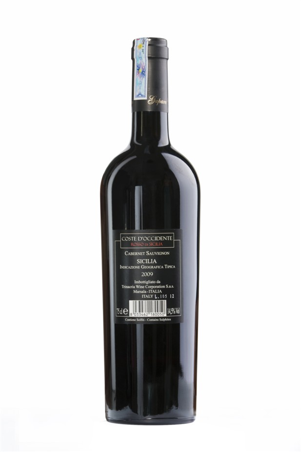 Vang Ý Gaspare Vinci D’occidente Cabernet Sauvignon 2009