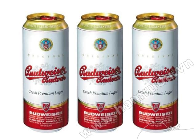 Bia Budweiser Budvar Original -Lon cao 550 ml