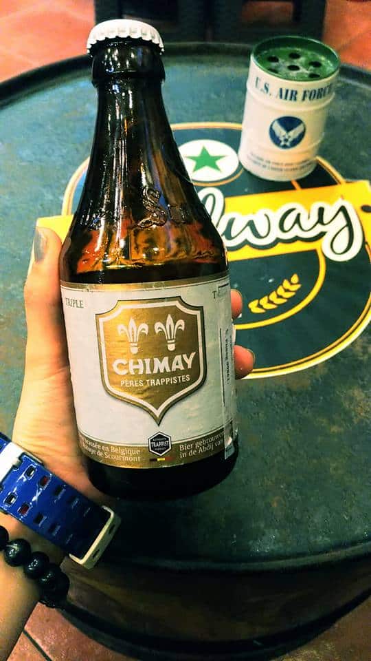 Bia Chimay trắng 8% Bỉ - chai 330 ml