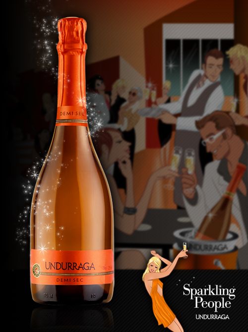 Rượu Champagne Chile Undurraga Sparkling Demi Sec