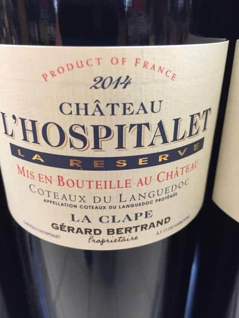 Rượu Gerard Bertrand Chateau L'Hospitalet red La Clape