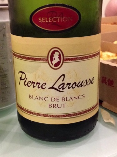 Rượu sâm banh Pháp Pierre Larousse Chardonnay Brut