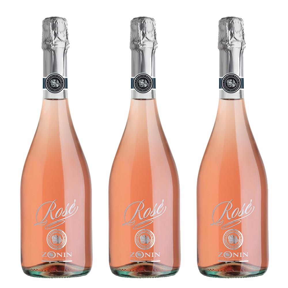 Rượu sâm banh Ý Rose Brut 1821 Zonin