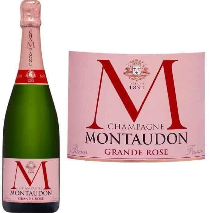 Rượu vang Champagne Montaudon Brut Grande Rose