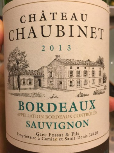 Rượu vang Chateau Chaubinet Bordeaux (Red - White)