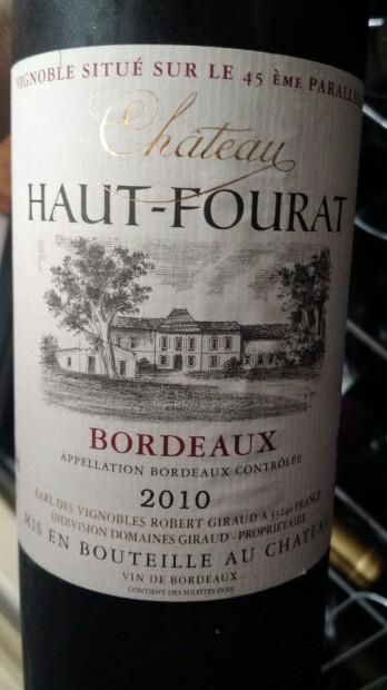 Rượu vang Chateau Haut Fourat Bordeaux