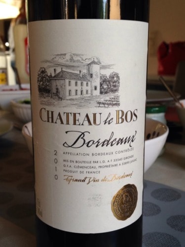 Rượu vang Chateau Le Bos Bordeaux