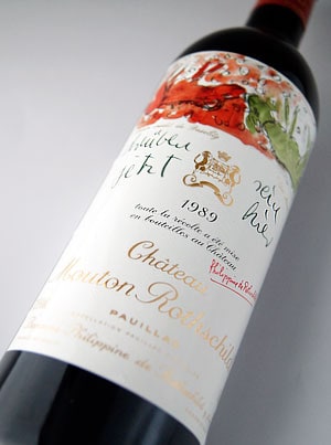 Rượu vang Chateau Mouton Rothschild Grand Cru Classé 1988/1989