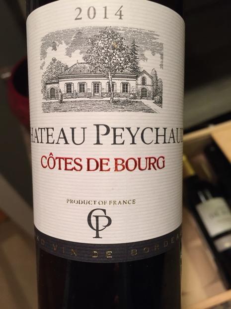 Rượu vang Chateau Peychaud Côtes De Bourg