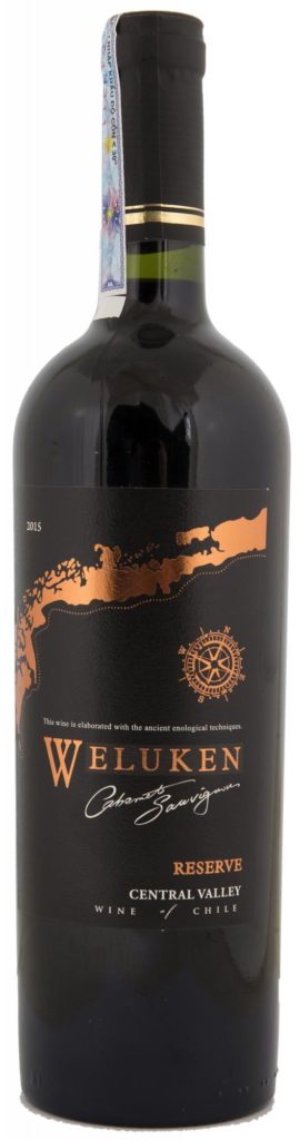 Rượu vang Chile Weluken CS Rerseve Cabernet Sauvignon