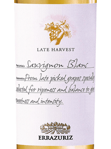 Rượu vang Errazuriz SV Late Harvest Sauvignon Blanc