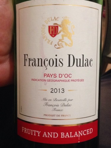 Rượu vang Francois Dulac Rouge IGP Mediterranee