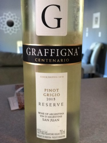 Rượu vang Graffigna Centenario Reserve Pinot Grigio