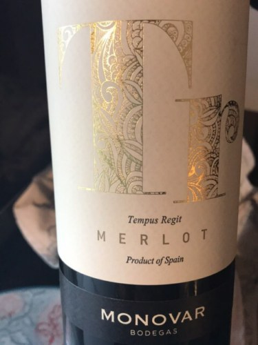 Rượu vang Monovar Bodegas TR Merlot