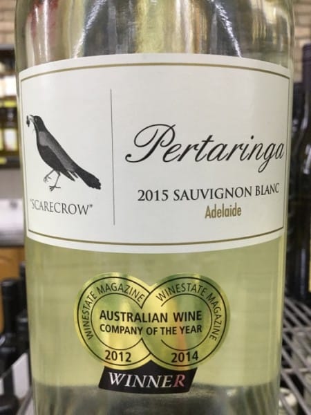 Rượu vang Pertaringa Scarecrow Sauvignon Blanc