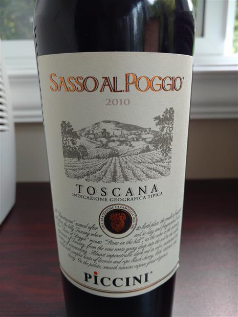 Rượu vang Piccini Sasso al Poggio Toscana IGT