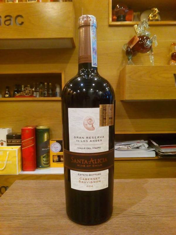 Rượu vang Santa Alicia Gran Reserva Cabernet Sauvignon