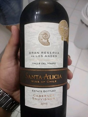 Rượu vang Santa Alicia Gran Reserva Cabernet Sauvignon