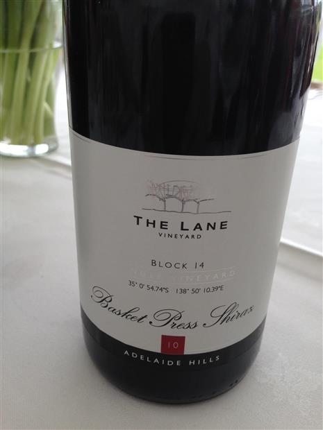 Rượu vang The Lane Vineyard Block 14 Basket Press Shiraz