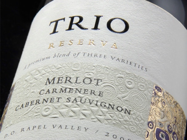 Rượu vang Trio Reserva Merlot Carmenere Cabernet Sauvignon