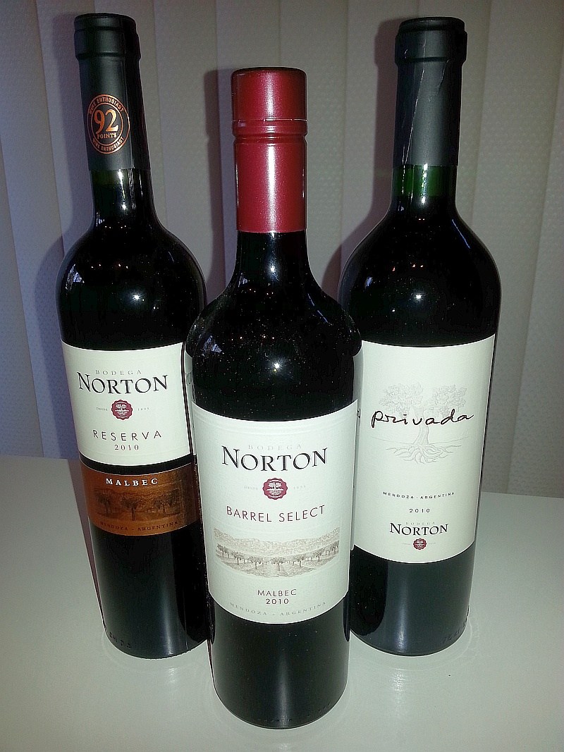 Vang Argentina Bodega Norton Barrel Select Malbec