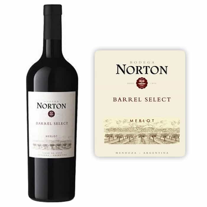 Vang Argentina Bodega Norton Barrel Select Merlot