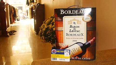 Vang Bịch Bordeaux Baron De Lestac 3 lít