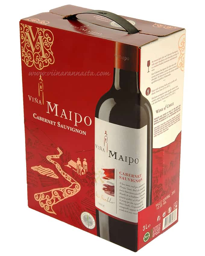 Vang Bịch Chile Vina Maipo Mi Pueblo Sauvignon Bib 3L