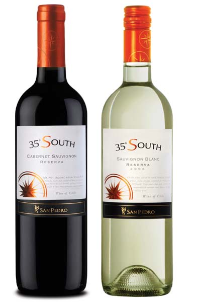 Vang Chile 35 South Sauvignon (Đỏ - Trắng)