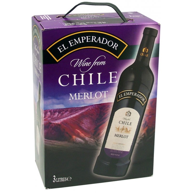 Vang Chile El Emperador Merlot (bịch 3L)